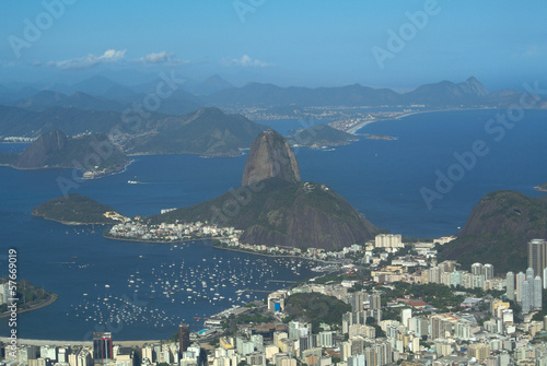 Panoramic view on Rio from Corcovado @ Brazil © aotearoa