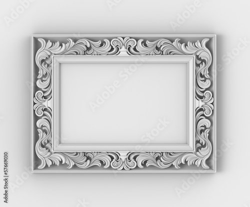 Frame with thread