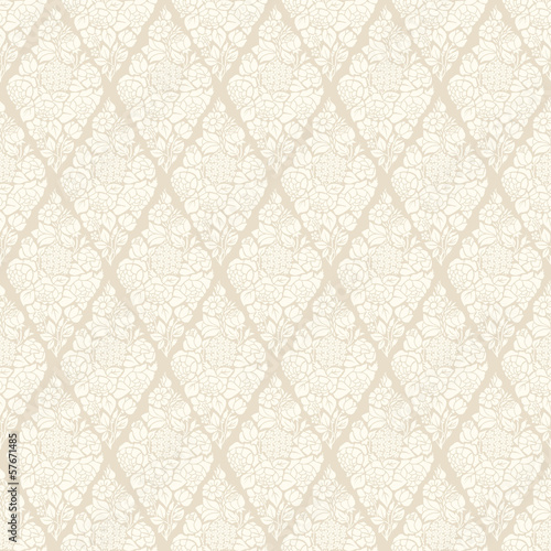 Seamless luxury vector vintage pattern