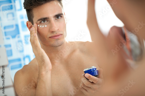 man skin cream photo