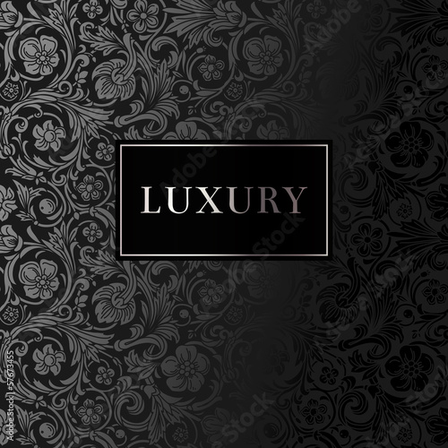 A luxury vintage vector card