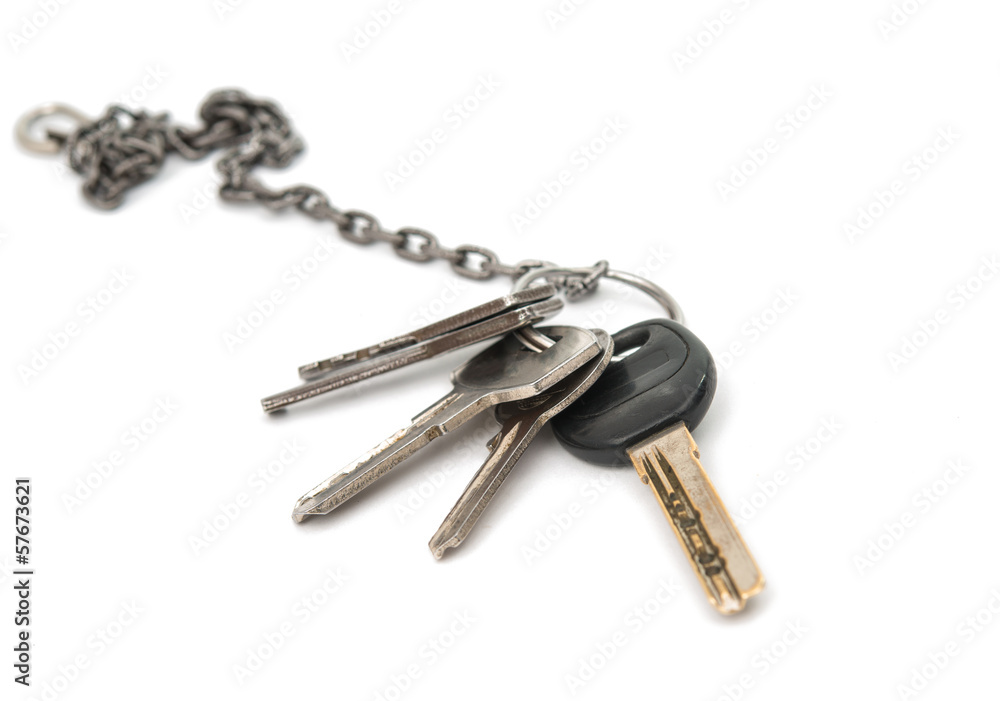 bunch of keys isolated bunch of keys isolated