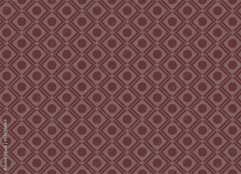 Seamless Circle Square Geometric Pattern Red Seamless Circle Square Geometric Pattern Red
