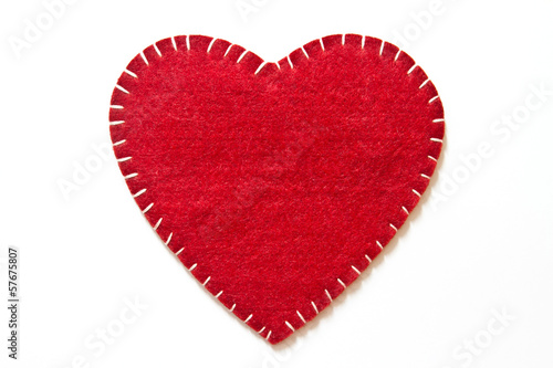 Bild auf Leinwand Heart sign velvet