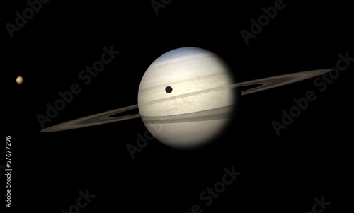 Titan and Saturn
