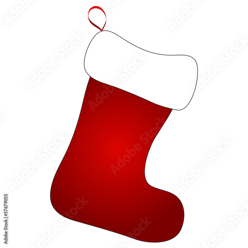 Cute Christmas Socks set - vector cartoon Illustration
