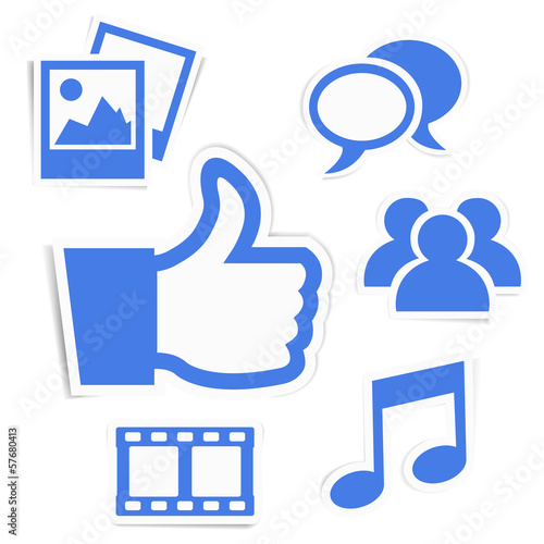 Web And Social Media Stickers