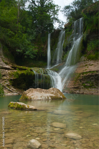 Waterfall in forest