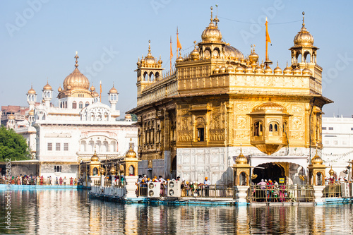Sikh gurdwara Golden Temple. Amritsar  Punjab  India