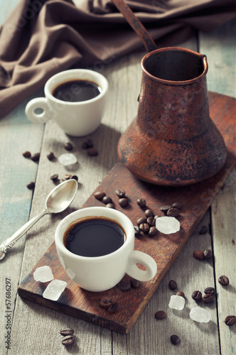 Wallpaper Mural Coffee in cups Torontodigital.ca