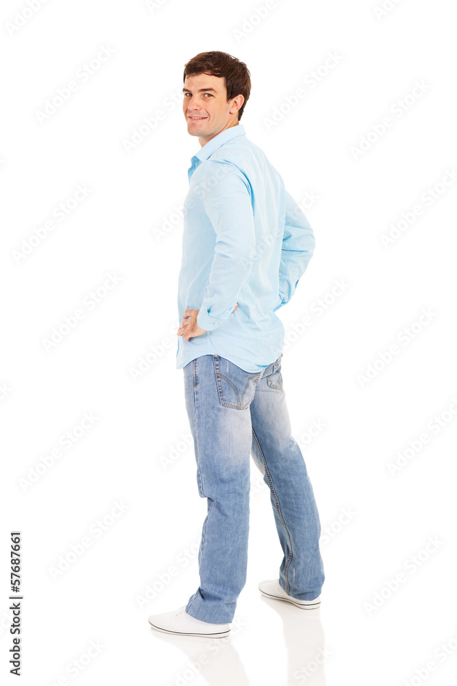 man with hands on his hips man with hands on his hips