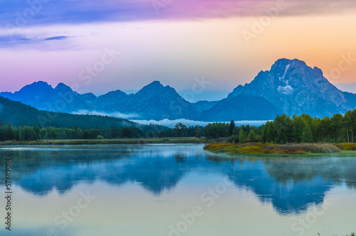 Grand Teton Reflection at Sunrise