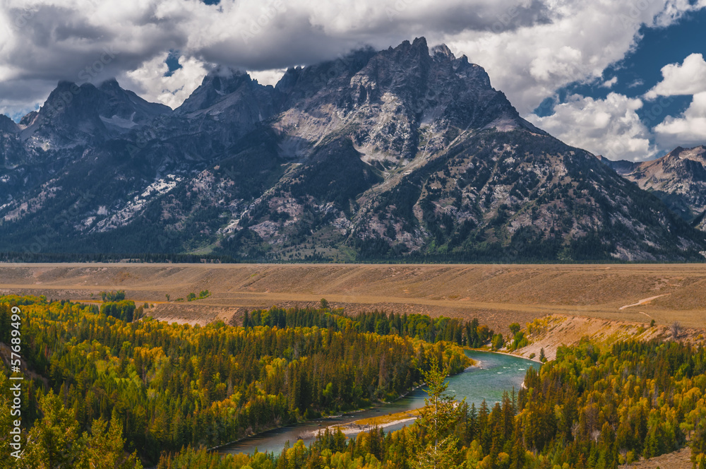 Obraz premium Snake River Overlook - Grand Teton National Park
