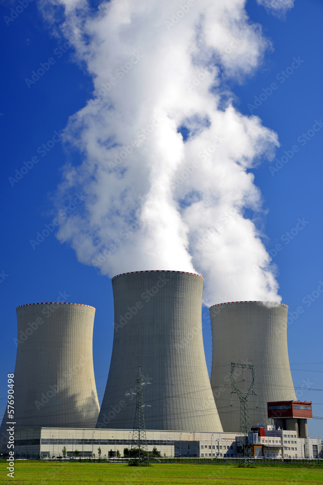 Nuclear power plant Temelin in Czech Republic Europe Nuclear power plant Temelin in Czech Republic Europe