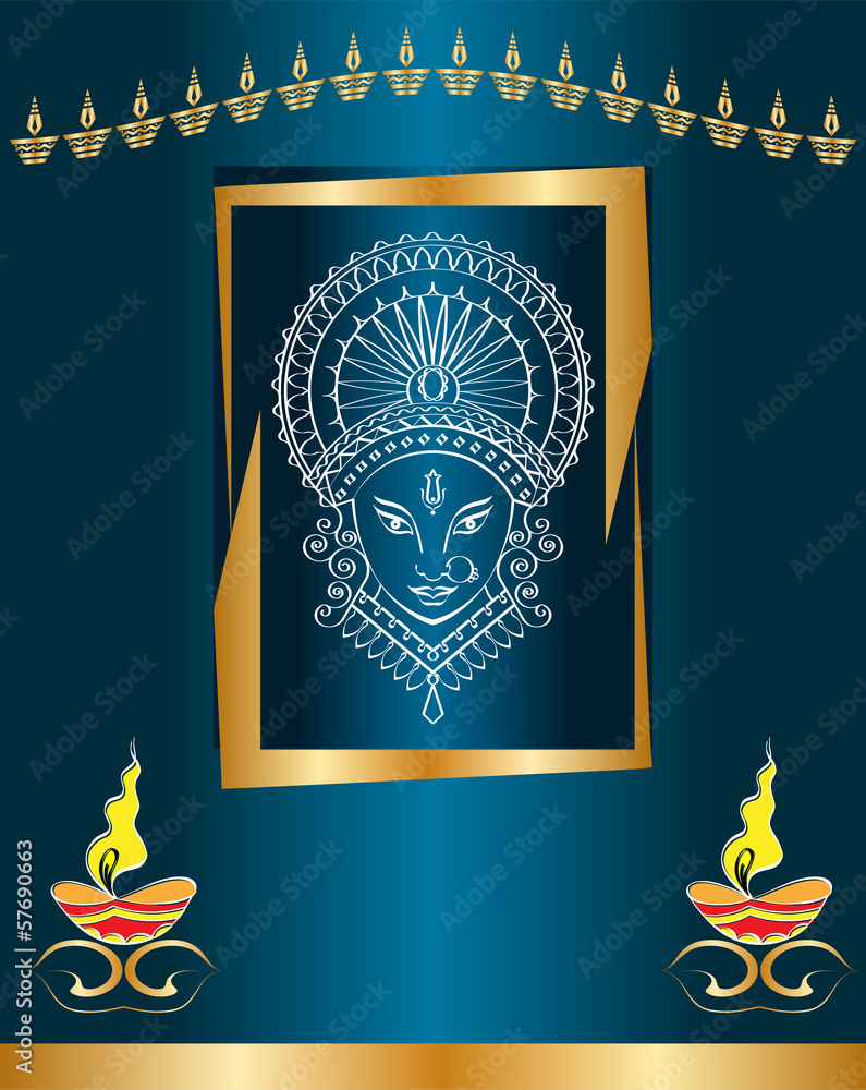 Durga Diwali Greeting Durga Diwali Greeting