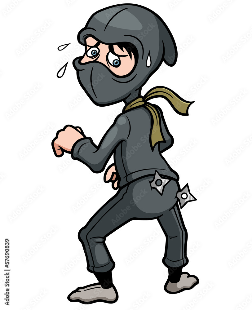 Vector illustration of Cartoon Ninja Vector illustration of Cartoon Ninja