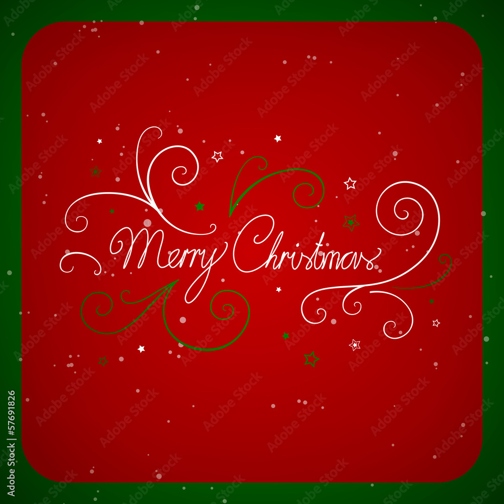 Vector Illustration of an Abstract Christmas Background