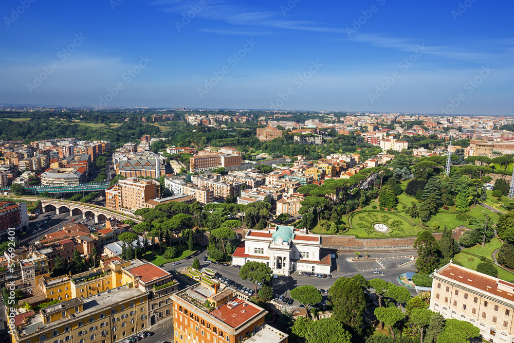 cityscape of Rome. Italy.