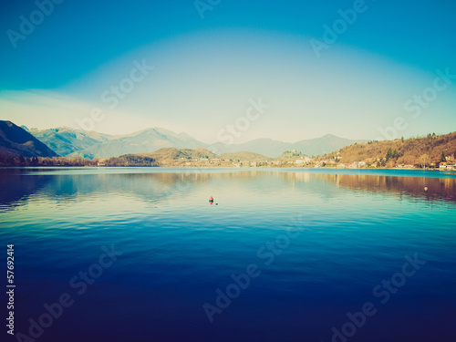 Lago Grande, Avigliana retro looking
