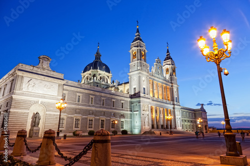 Santa Maria la Real de La Almudena - Cathedral in Madrid  Spain