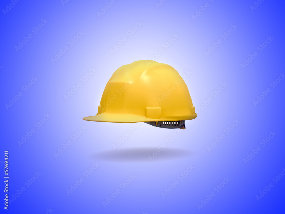 Fototapeta premium 3D Yellow Hard Hat