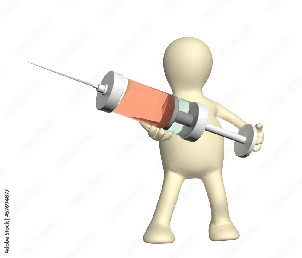 Doctor with a syringe