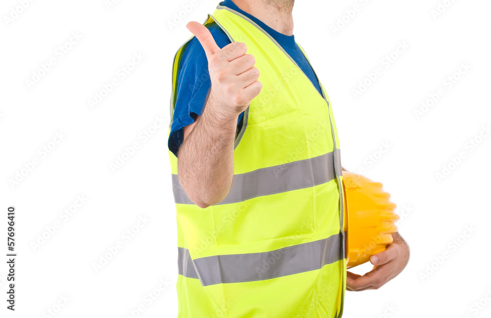 Blue collar worker. Blue collar worker.