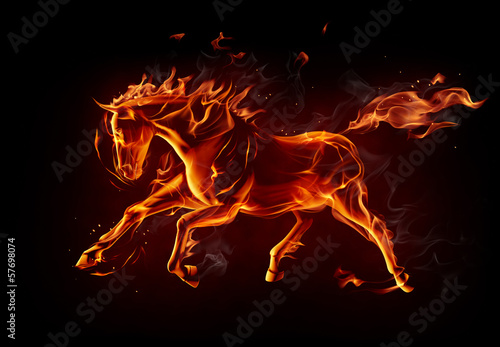 Fiery horse