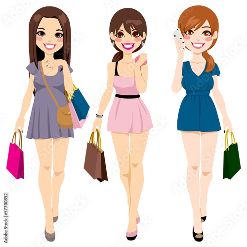 Beautiful Girls Shopping