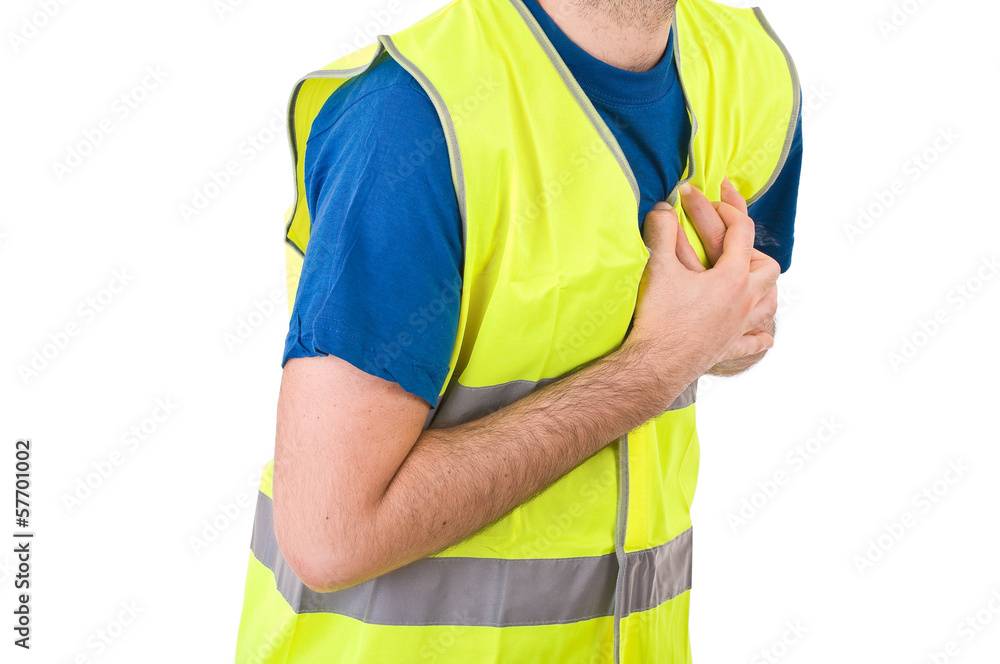 Blue collar worker. Blue collar worker.