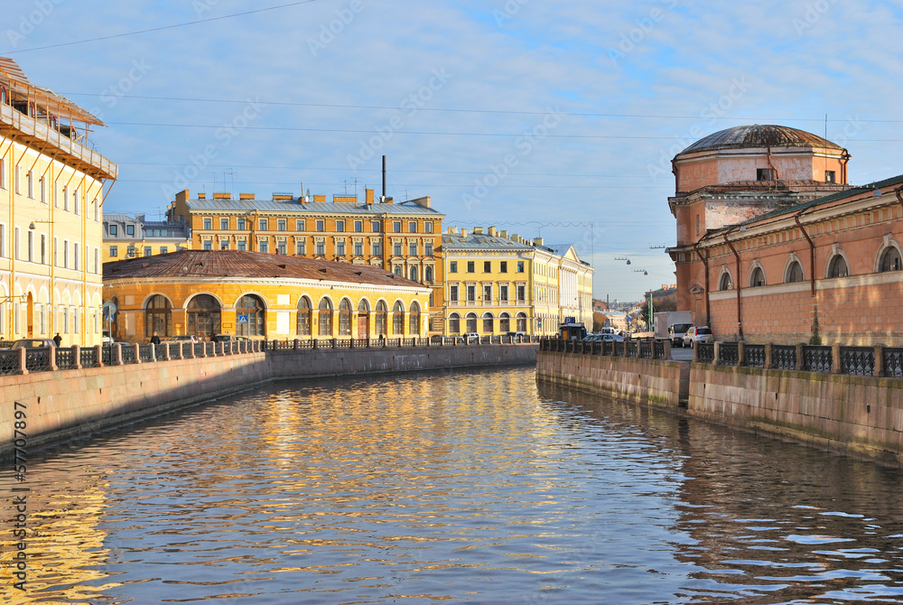 St. Petersburg. Moika  river embankment