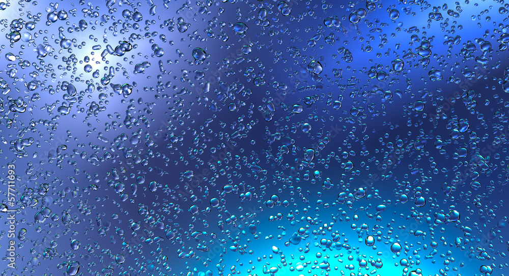 Rain on Blue Rain on Blue