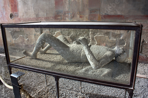 Pompei - Petrified body photo