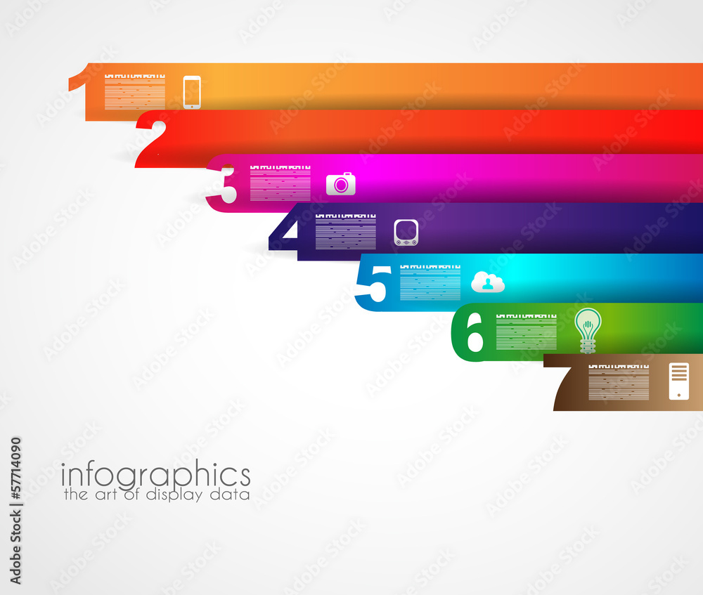Timeline to display your data with Infographic elements - obrazy, fototapety, plakaty 