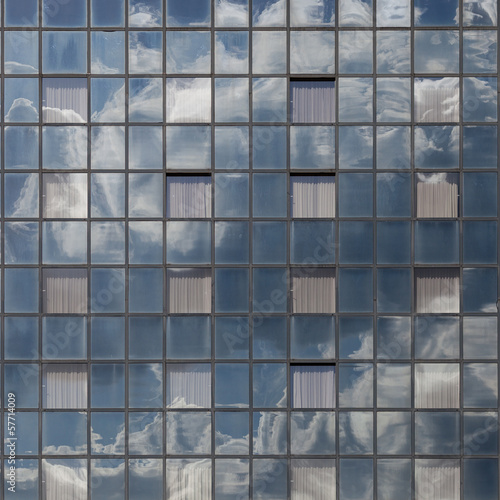square glass facade