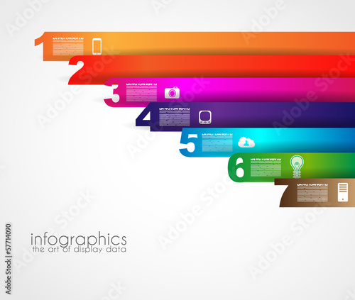 Timeline to display your data with Infographic elements