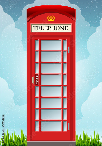 English Red Telephone Cabin