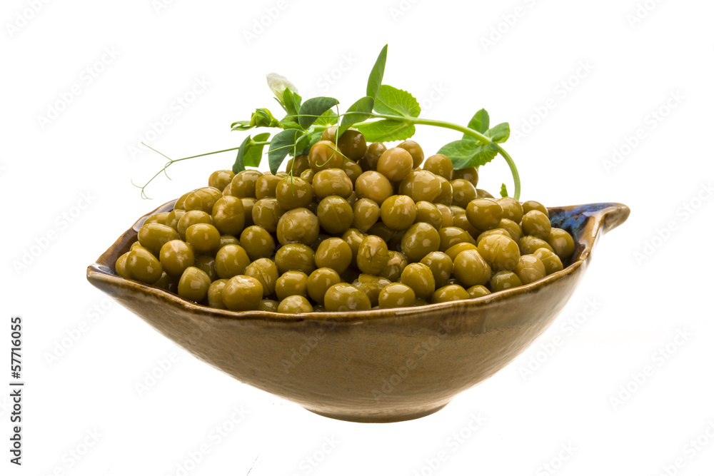 Marinated green peas Marinated green peas