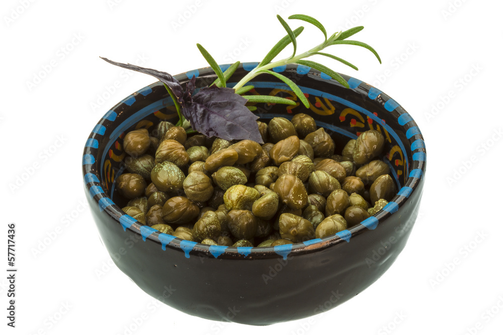 Capers in the bowl Capers in the bowl
