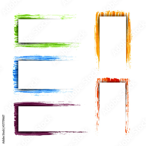 collection of colorful detailed frames