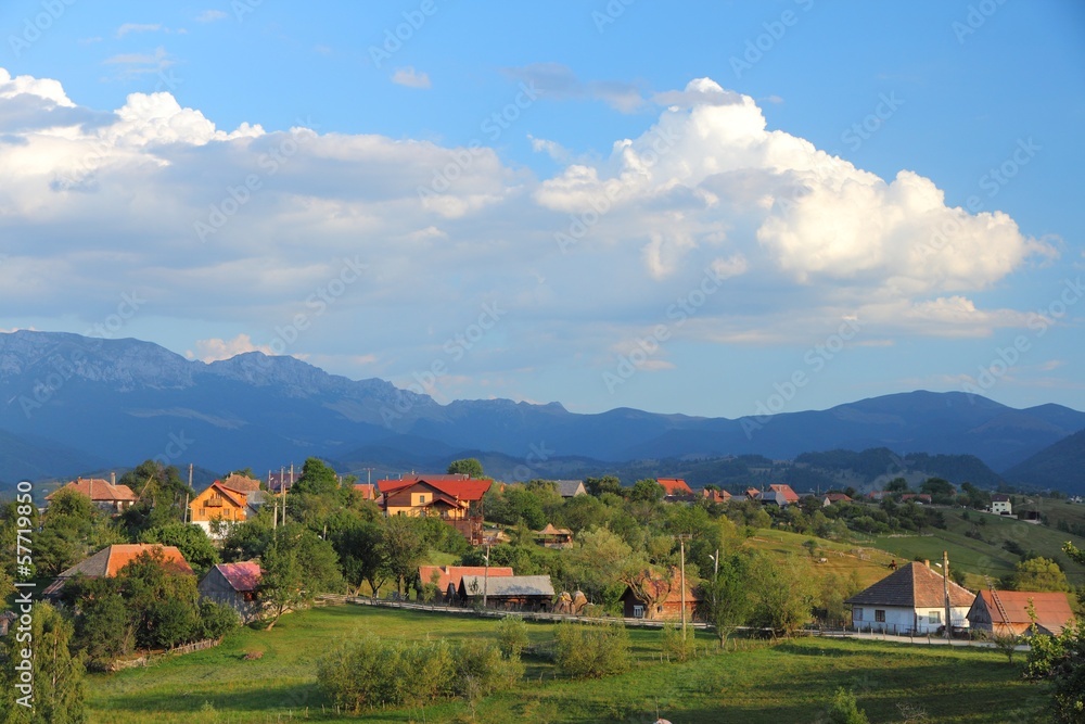 Romania countryside - Piatra Craiului mountains