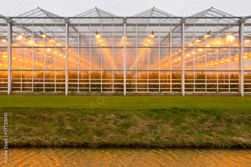 Valokuva background commercial greenhouse