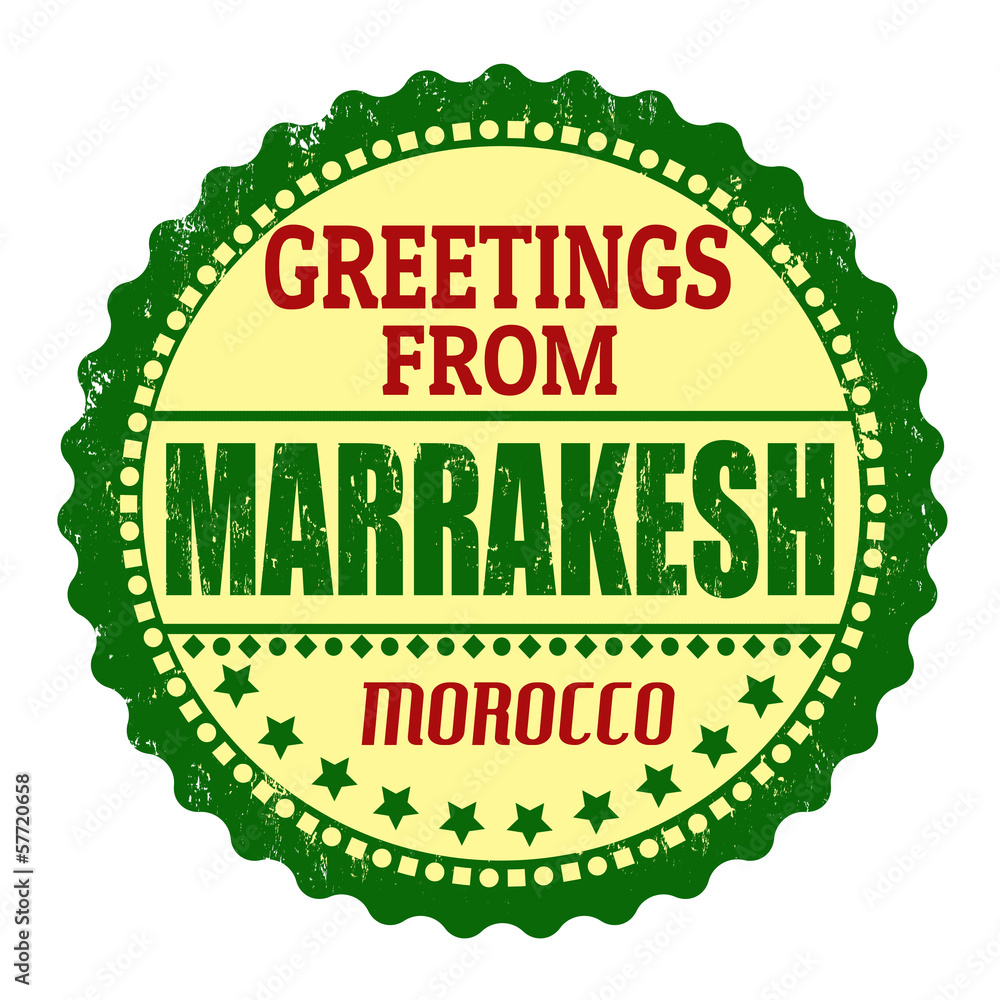 Marrakesh stamp