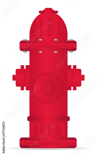 red hydrant illustration, urban equipment