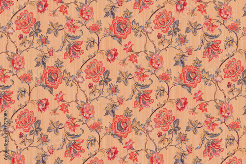 Rose pattern on fabric as background