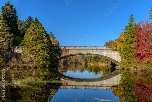 Bild auf Leinwand stone bridge