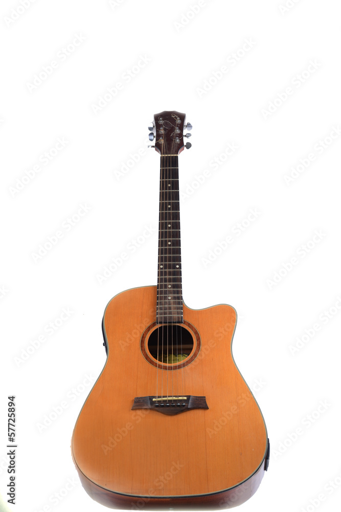 acoustic guitar  isolated