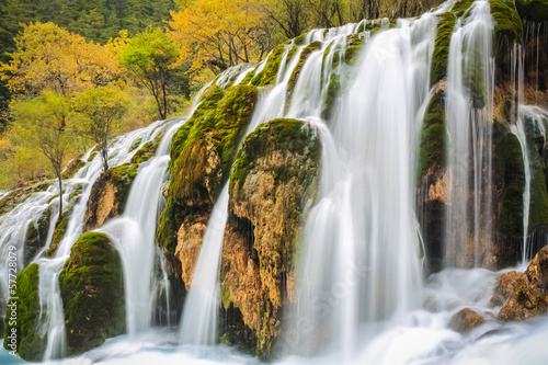 Fototapeta Naklejka Na Ścianę i Meble -  waterfall  in autumn