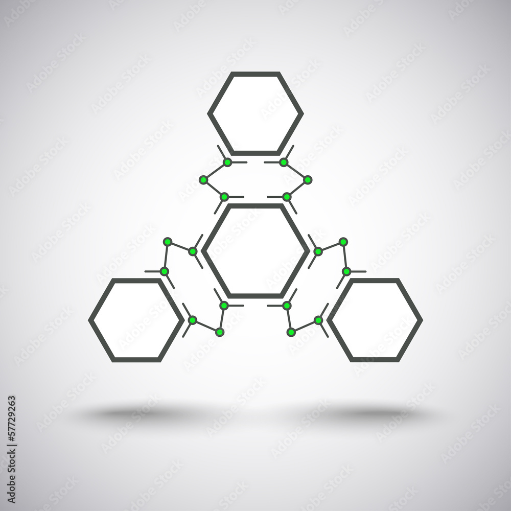 Connection gradient gray-green Connection gradient gray-green