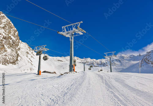 Mountain ski resort Hochgurgl Austria